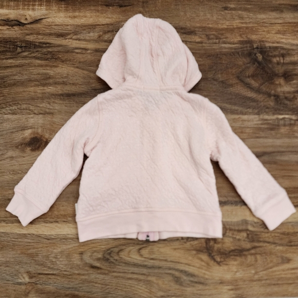 Burt's Bees Baby Girl Zip Up Sweatshirt B0092 - Picture 3 of 4